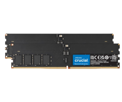 זכרון לנייח | Crucial Classic | DDR5 | 32GB 2X16 | 6400Mhz C52 CUDIMM
