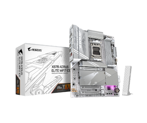 לוח אם | Gigabyte X870 AORUS ELITE X3D ICE AMD | AM5 WIFI7 | ATX
