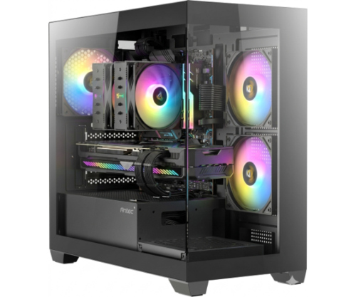 מארז Antec CX300M ARGB Mid Tower Gaming Case Micro-AtX מחשב | CX300M ARGB | 750W B850M R5-7500F | 16GB | 1TB | NVME RTX 5060