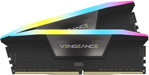 ז. לנייח | CORSAIR VENGEANCE RGB | 64GB 2x32GB | DDR5 | 6000MHz C30