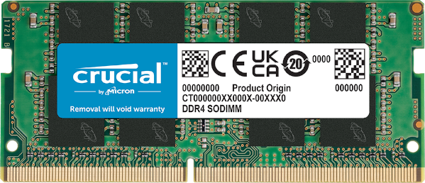 זכרון לנייד Crucial Classic DDR4 16GB 3200Mhz SODIMM C22