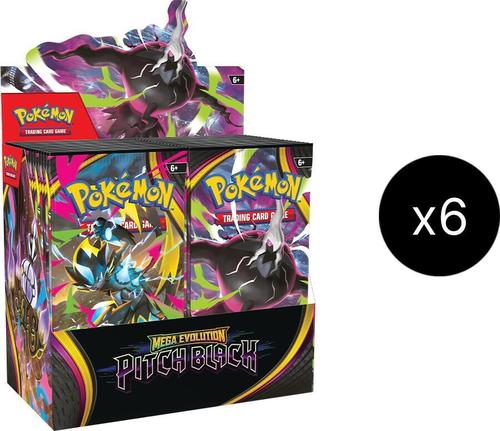 קלפי פוקימון קייס בוסטר בוקס פיץ בלאק Pitch Black Booster Box Case - ME05: Pitch Black (ME05)
