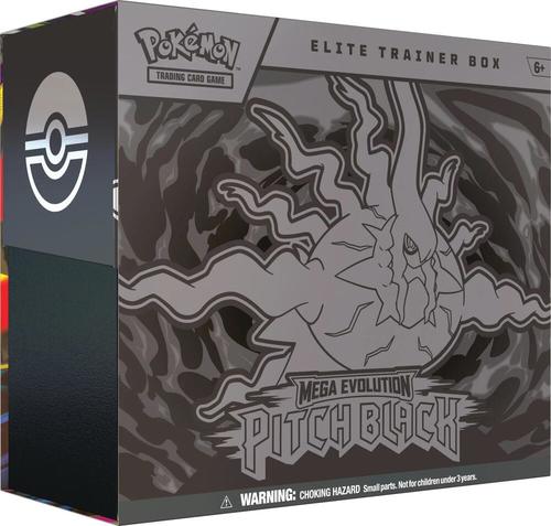 קלפי פוקימון אליט טריינר בוקס פיץ בלאק Pitch Black Elite Trainer Box - ME05: Pitch Black (ME05)