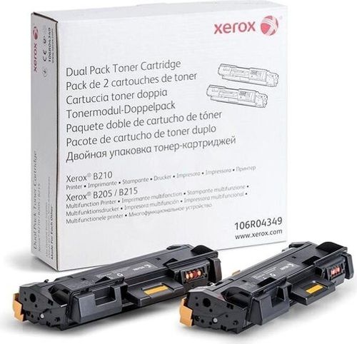 מארז כפול (2 טונרים 106R02773 ) מקורי שחור Xerox WC3025 , P3020 106R03048