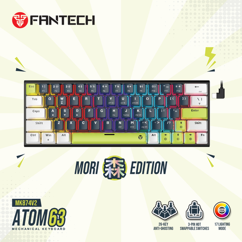 ATOM63 MK874V2 MORI EDITION MECHANICAL KEYBOARD
