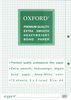 מארז 5 דפי דפדפת חשבון OXFORD A4 חזקים במיוחד