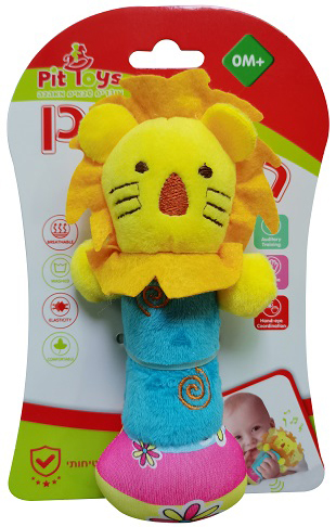 רעשן נשכן אריה Pit Toys