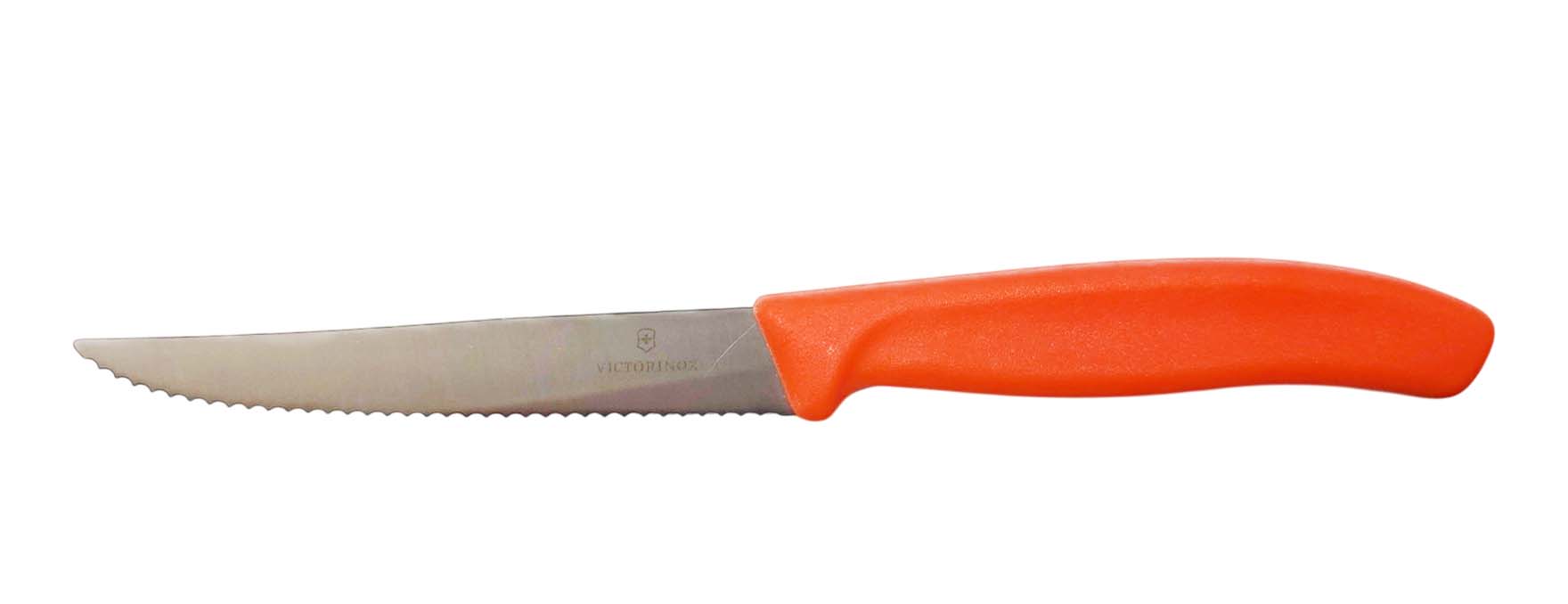 סכין ירקות משונן שפיץ ארוך - Victorinox - כתום