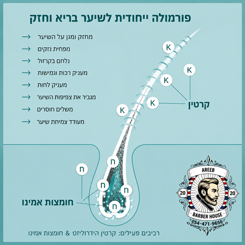 שמפו לשיקום שיער יבש SOS ENVIE LUXURY 500ML