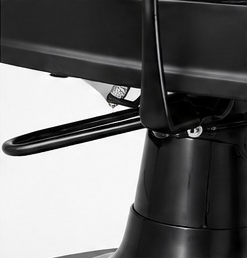 כיסא ברבר שחור מט BC-9500