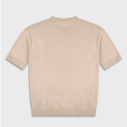 חולצה AINKER פשתן מידות XS-XXL לגברים בגוון בז' סרוג