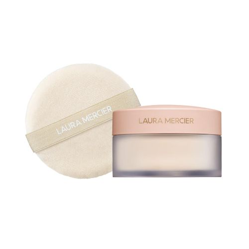 מארז פודרה שקופה לאורה מרסייה Laura Mercier Divinely Flawless Translucent Loose Setting Powder & Puff - Translucent ​