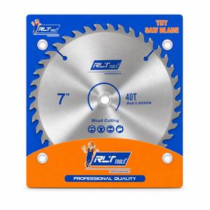 דיסק מסור וידיה לעץ 7 אינץ׳ 40 שיניים RLT Tools