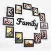 שלט family מעוצב למרכז קיר- השלט לא כולל מסגרות לתמונות !!