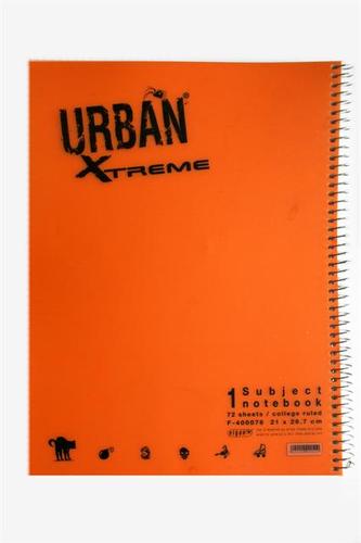 מחברת ספירלה A5 URBAN פלסטיק