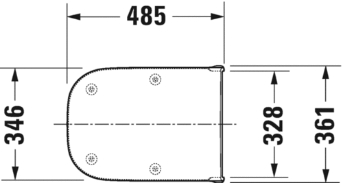 די קוד מושב אסלה לנכים + מכסה 006031 מושב רגיל 
