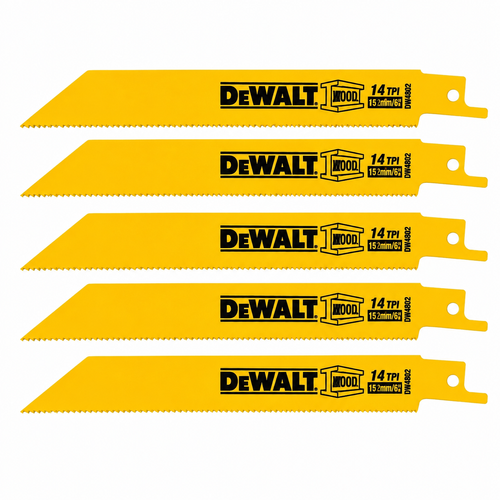 מסורית חרב דיוולט לברזל אורך 6 (5 יח) DW4809