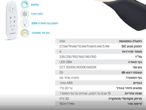מאוורר תקרה 42