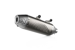 דוד אחורי אקרופוביץ טיטניום - Akrapovic SLIP-ON TITANUM KTM HUSQ FE EXC-F 250/350/450/501 2020-2023