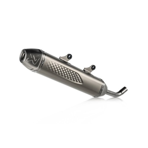 דוד אחורי אקרופוביץ טיטניום 2 פעימות - Akrapovic SLIP-ON TITANUM KTM HUSQ 2T TE EXC 250/300 2020-2023