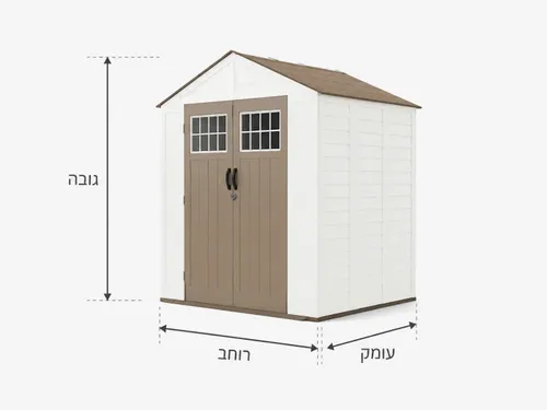 מחסן גינה מחוזק