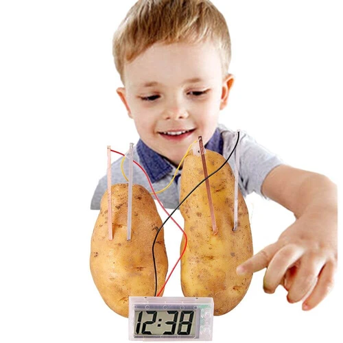 שעון יחודי להרכבה עצמית הפועל על ידי ירקות