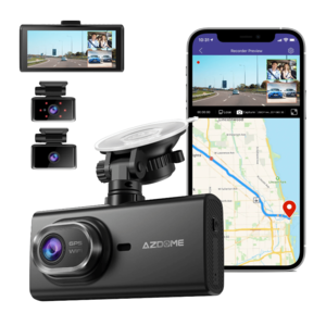 מצלמה לרכב AZDOME M560-3CH בשלושה ערוצים