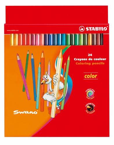עפרונות STABILO צבעוניים 1/24 