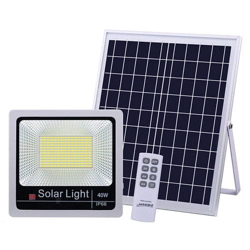 פרוז'קטור סולארי 40W לבן חם 4300K עם שלט רחוק
