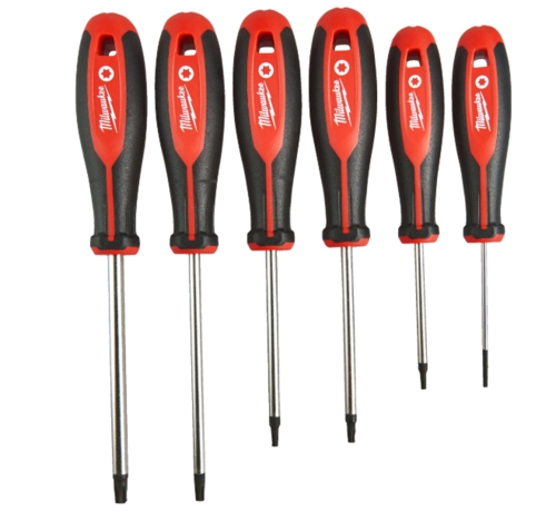 סט מברגי טורקס מילווקי Milwaukee Tri Lobe שש יחידות T10 עד T40 דגם 4932471809