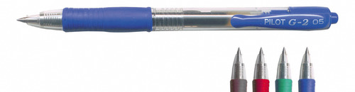 עט PILOT ג'ל לחצן G-2 1.0