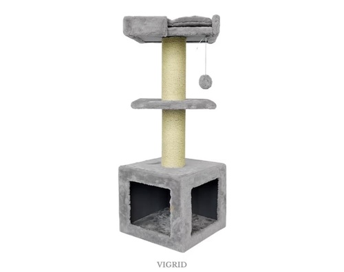 CATAGAT קטגאט מתקן גירוד 3 קומות אפור ובז' VIGRID