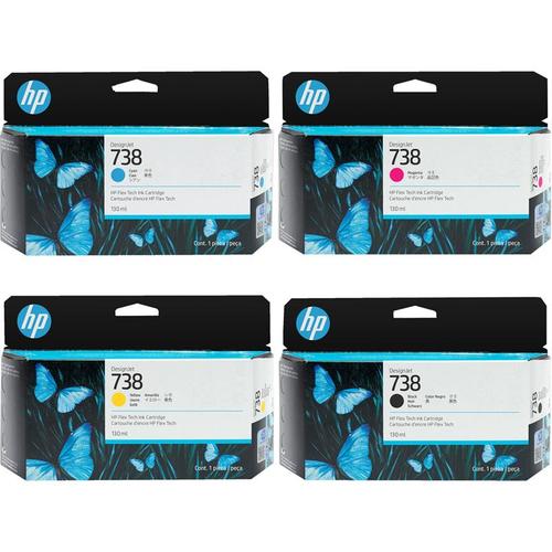 סט דיו מקורי שלם HP 738