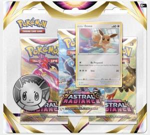 שריון אילת מארז קלפי Pokémon TCG Sword & Shield – Astral Radiance 3-Pack Blister