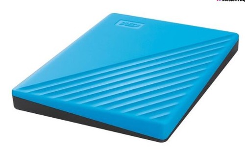 כונן קשיח חיצוני בצבע כחול Western Digital WDBYVG0020BBL My Passport 2TB
