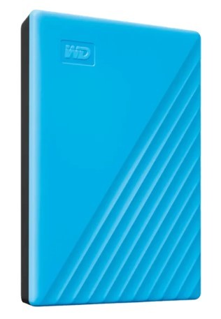כונן קשיח חיצוני בצבע כחול Western Digital My Passport 5TB