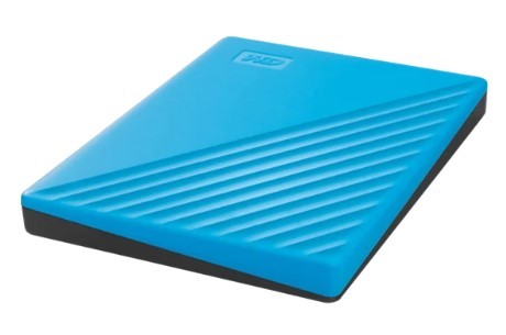 כונן קשיח חיצוני בצבע כחול Western Digital My Passport 5TB