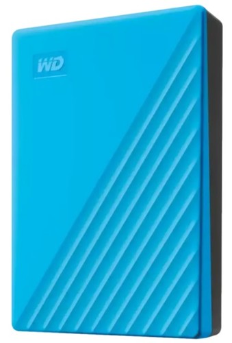 כונן קשיח חיצוני צבע כחול Western Digital WDBR9S0060BBL My Passport 6TB