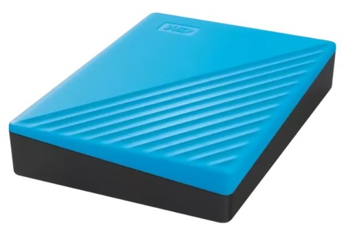כונן קשיח חיצוני צבע כחול Western Digital WDBR9S0060BBL My Passport 6TB