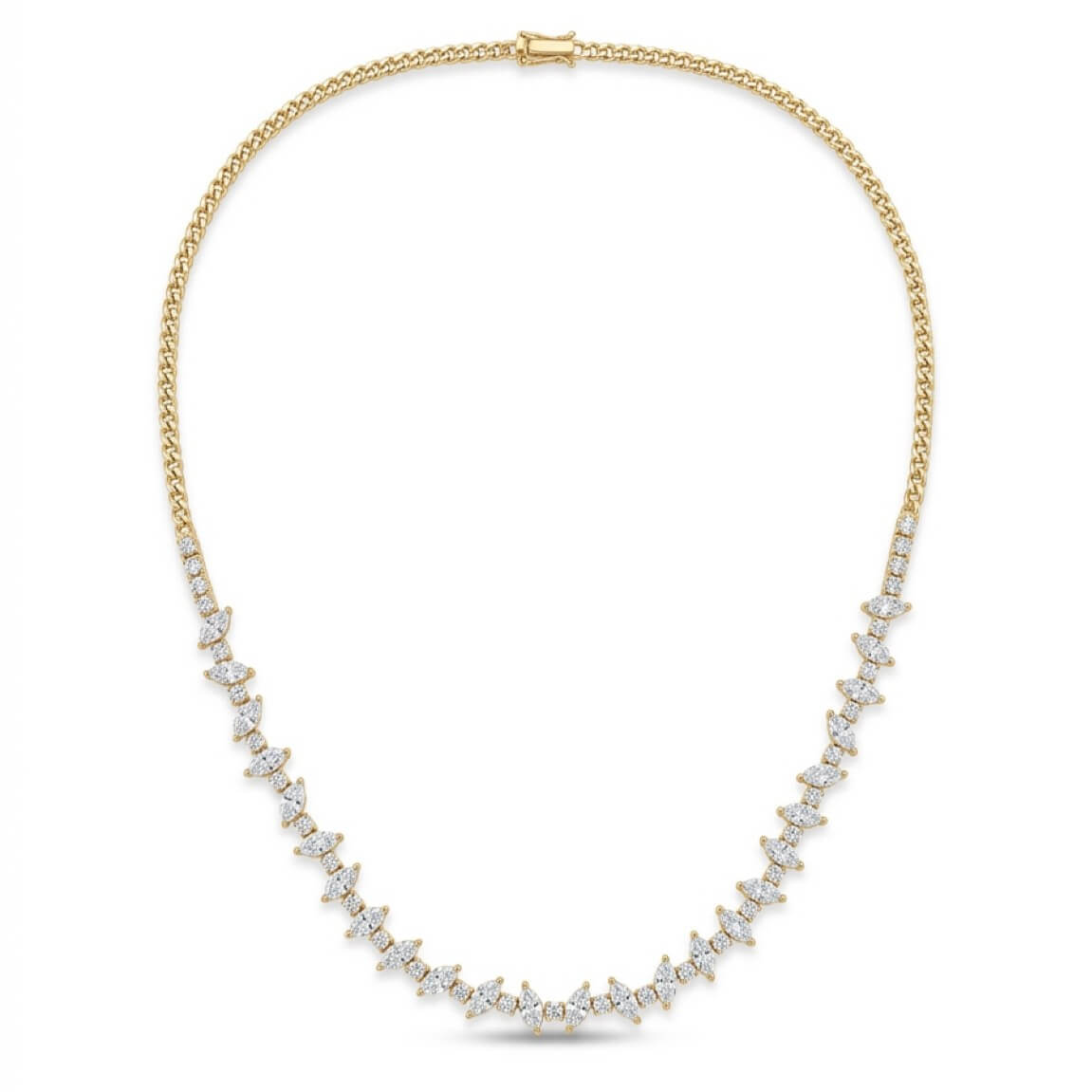 ענק יהלומים "מרקיזה רויאל" 15.5CT זהב 14K