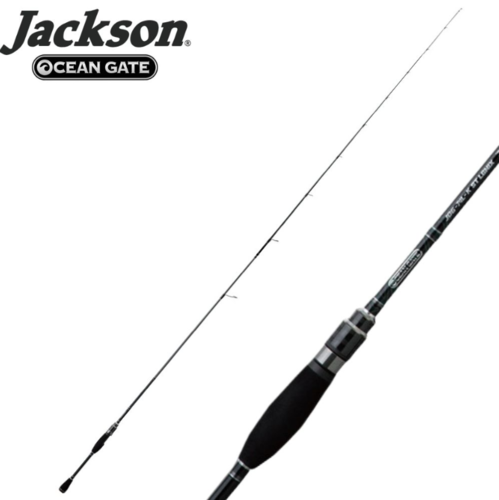 חכת ספינינג, ג'קסון אושן גייט, Jackson Ocean Gate, חכות לדיג לייט, חכה ללייט גיים, דיג חוף, ציוד דיג איכותי, חכה עם שפיץ סוליד, JOG-76L-K, דיג ומחנאות, חכת ספינינג 2 חלקים