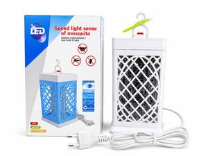 קוטל יתושים חשמלי LED עם שאיבה – לוכד יתושים שקט לבית ולמרפסת