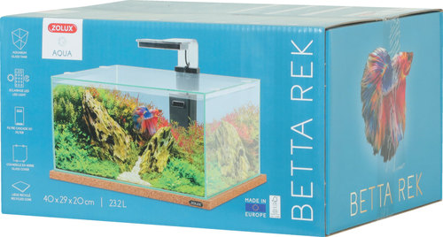 זולוקס אקווריום בטא ארק   BETTA REK BLACK/ WHITE 