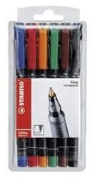 סט טוש שקף 1/6 STABILO