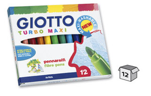 טושים 1/12 GIOTTO TURBO MAXI 
