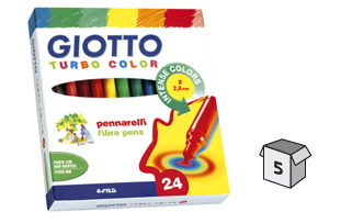 טושים 1/24 GIOTTO TURBO COLOR 