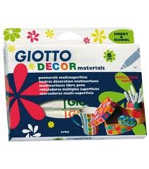 טושים 1/6 GIOTTO DECOR MATERIALS