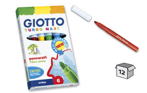טושים 1/6 GIOTTO TURBO MAXI 