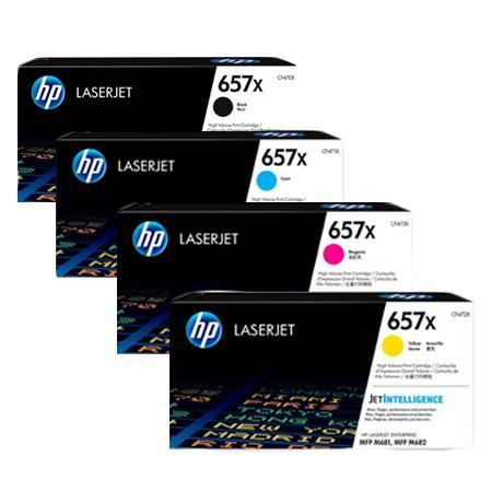 סט טונרים מקוריים שלם HP 657X