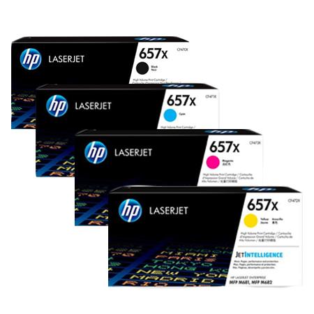 סט טונרים מקוריים שלם HP 657X